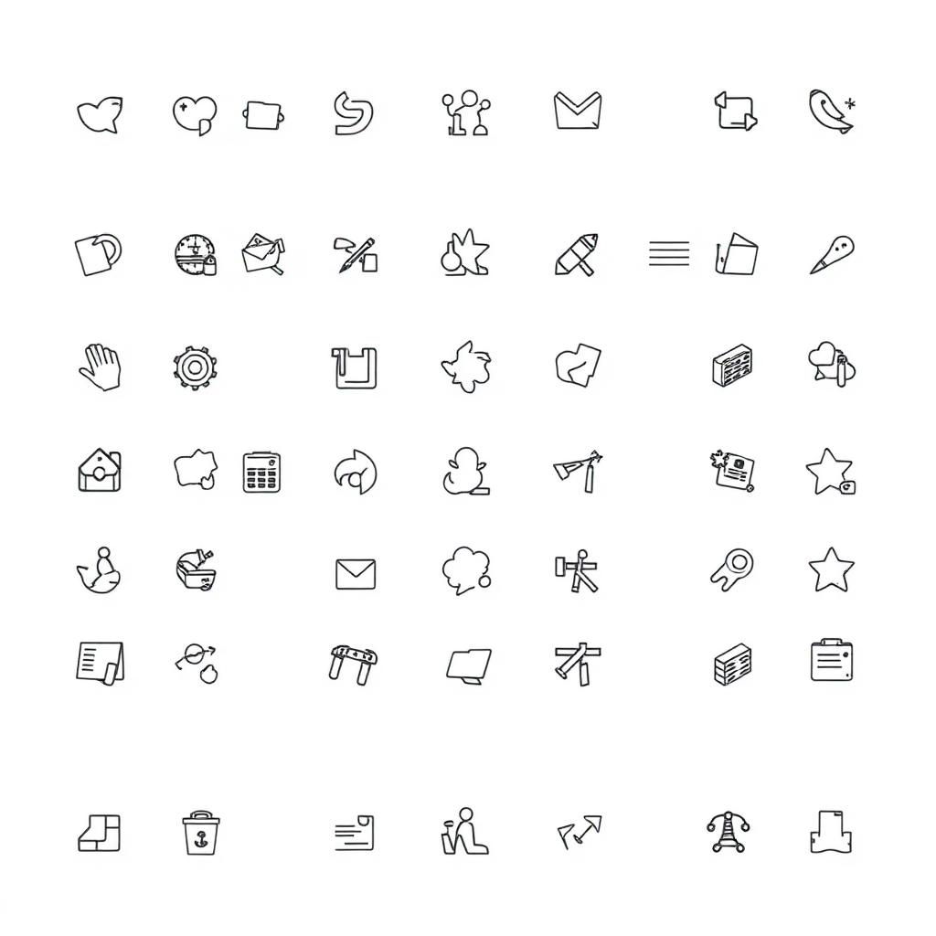 Stroke Line Icon Library
