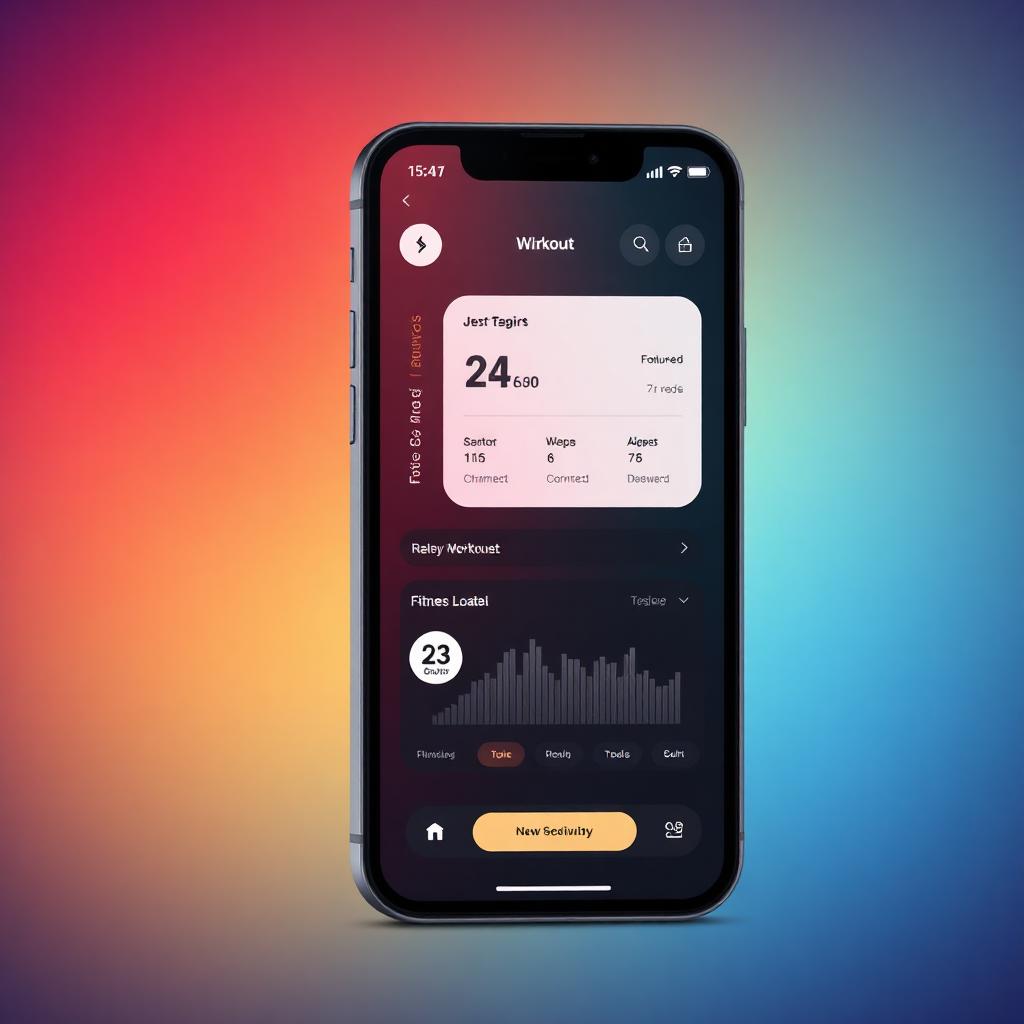 Pulse Fitness App Screens