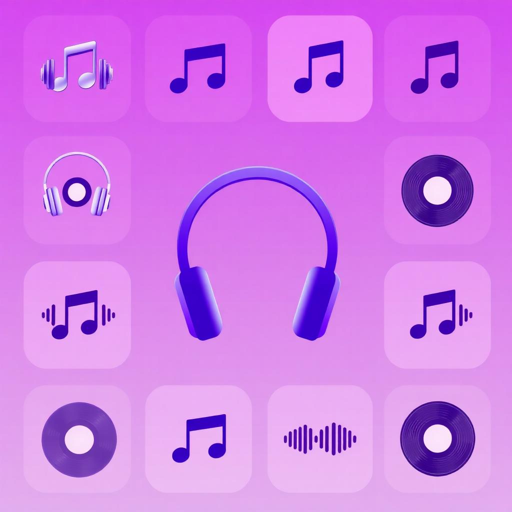 Music & Media Icons