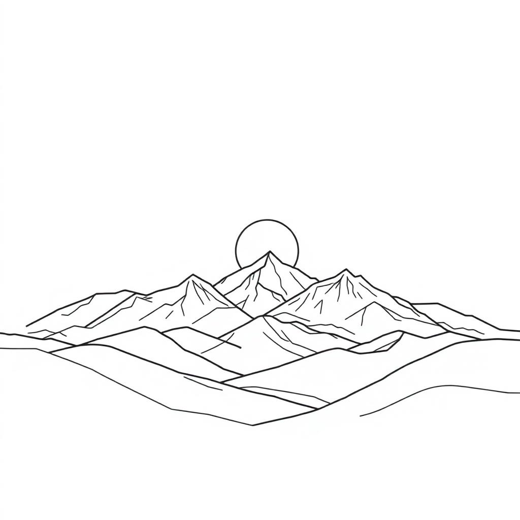 Line Art Landscapes