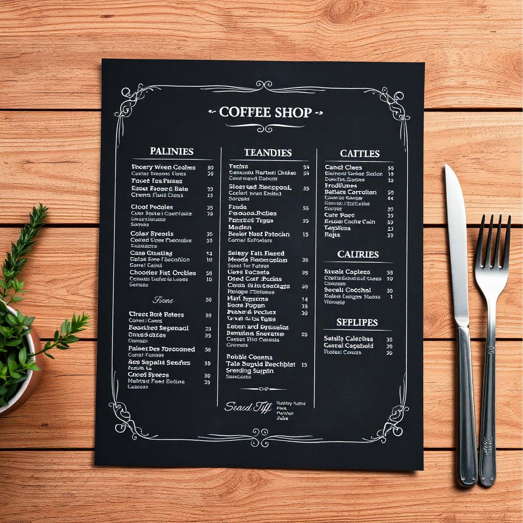 Coffee Shop Menu Bundle