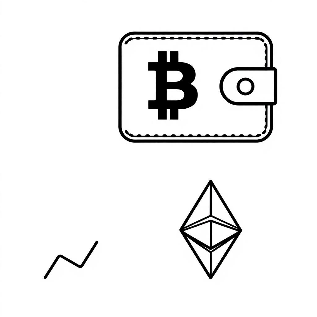 Cryptocurrency Line Icons