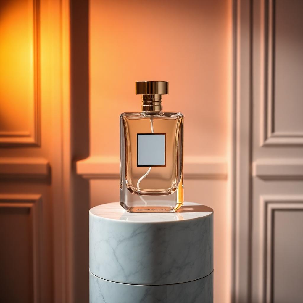 Perfume Bottle Studio Scene