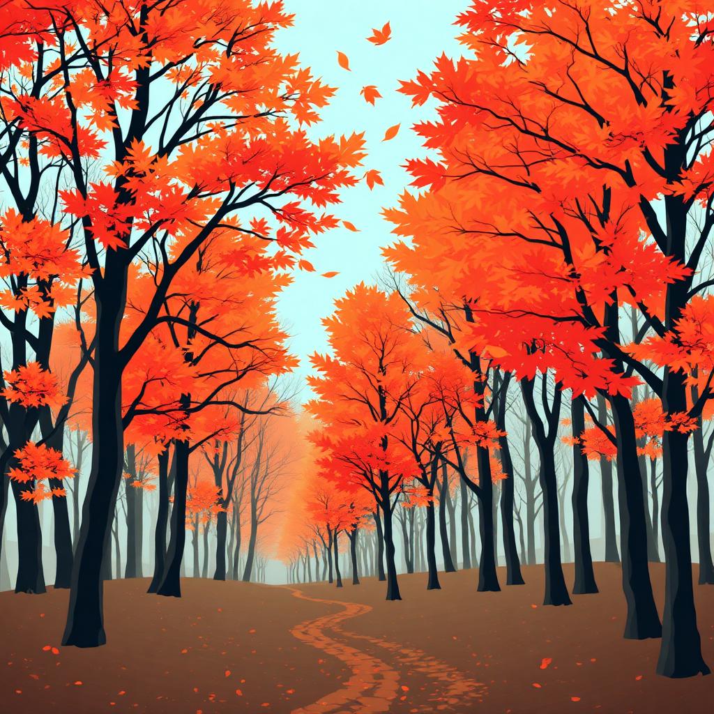 Autumn Forest Illustration