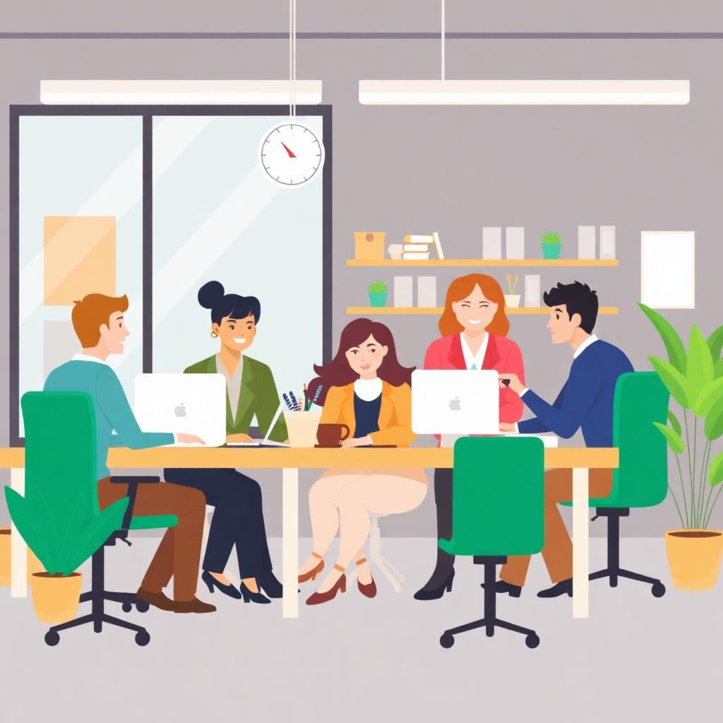 Workspace Character Scene