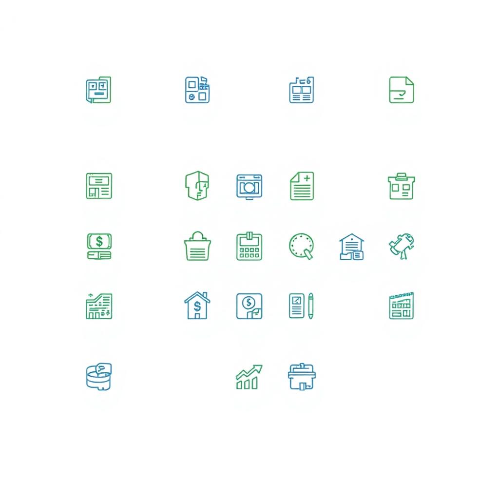 Business & Finance Flat Icons