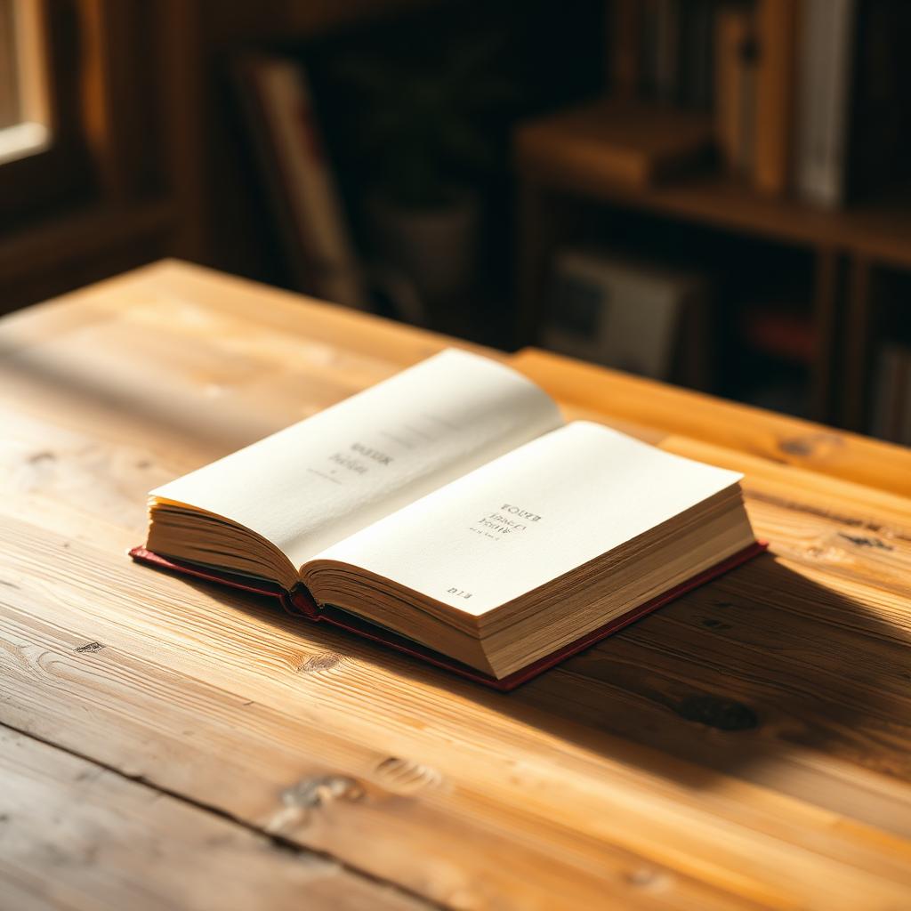 Book Cover Hardback Scene