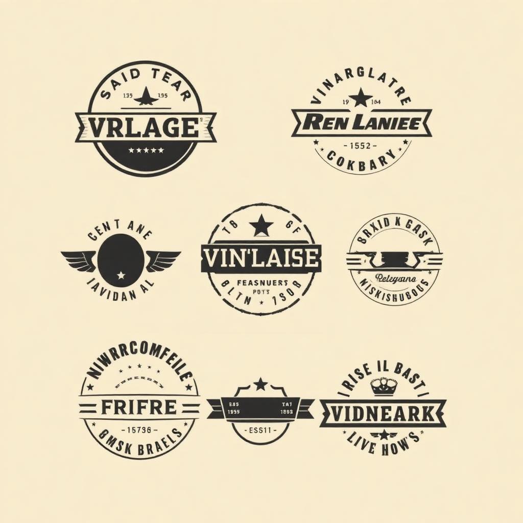 Vintage Badge Collection