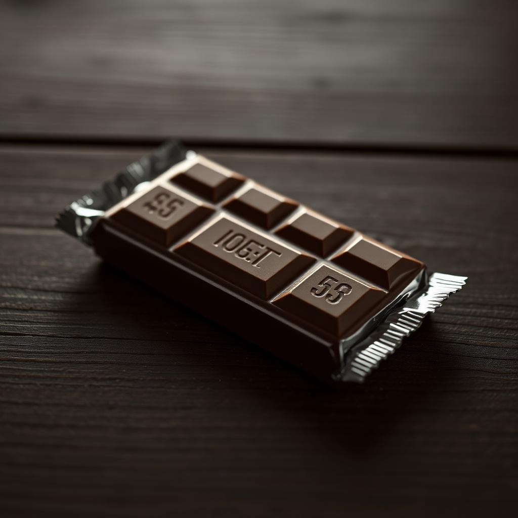 Chocolate Bar Wrapper Mockup
