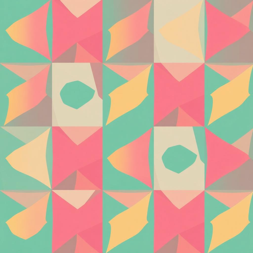 Abstract Memphis Shapes