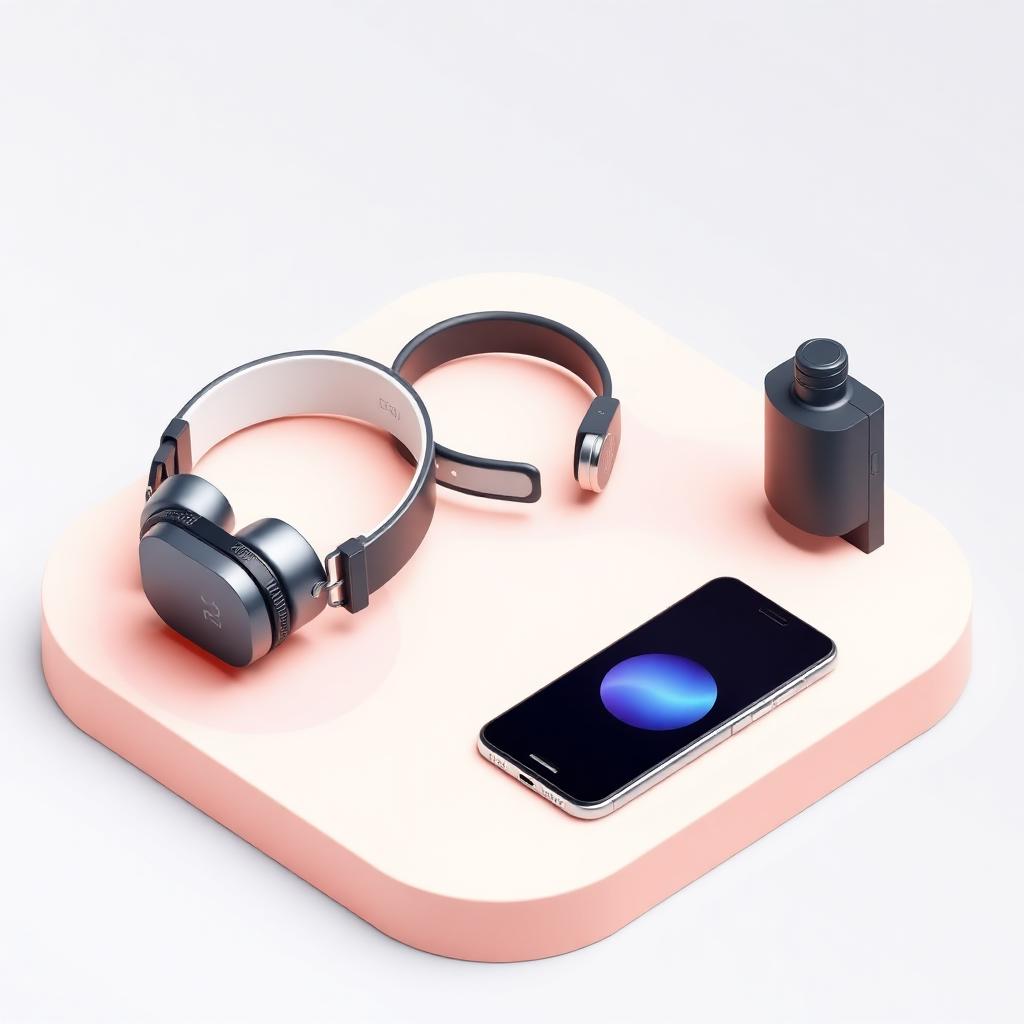 Tech Gadget Isometric Set