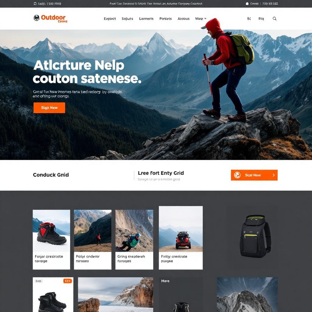 Trail Outdoor Store Theme