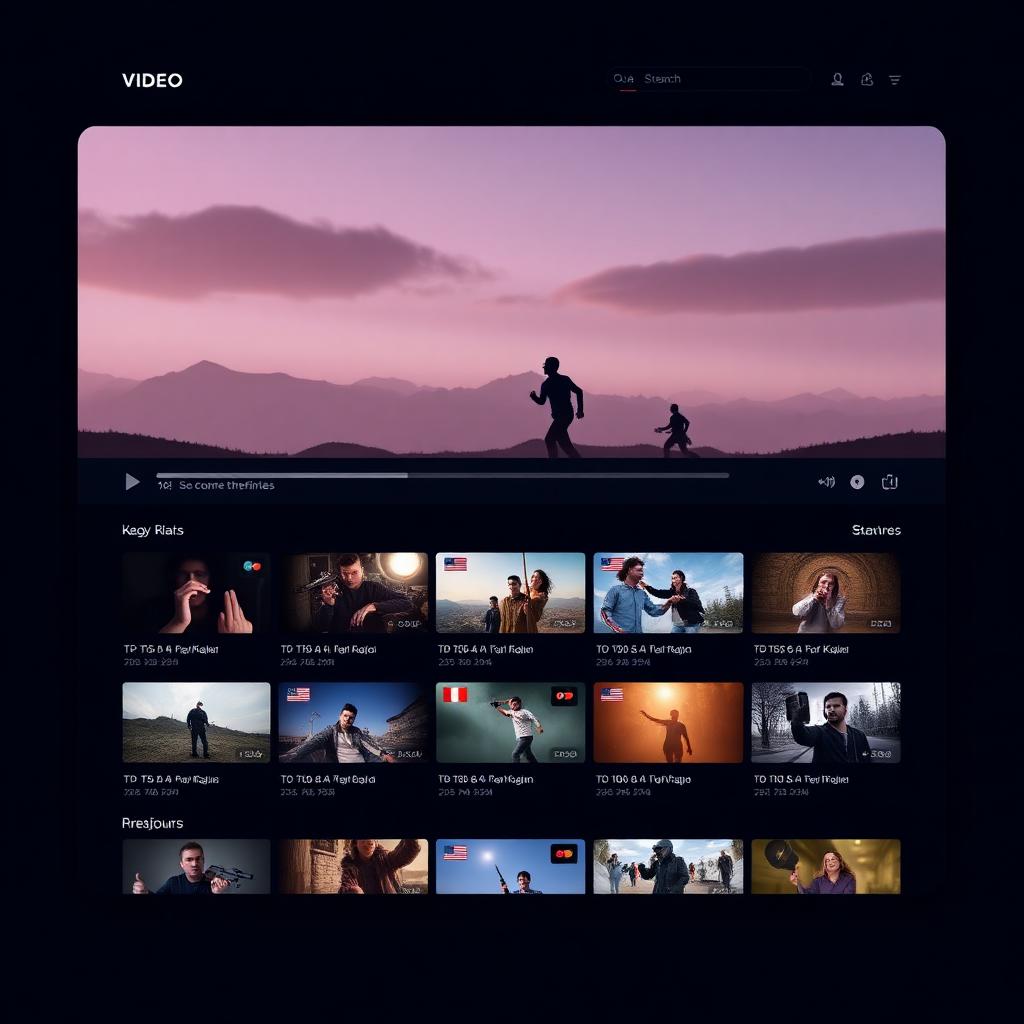 Motion Video Platform UI