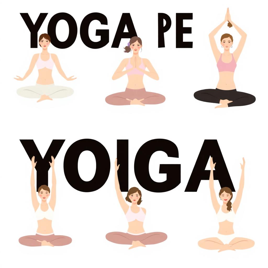 Yoga Poses Illustration