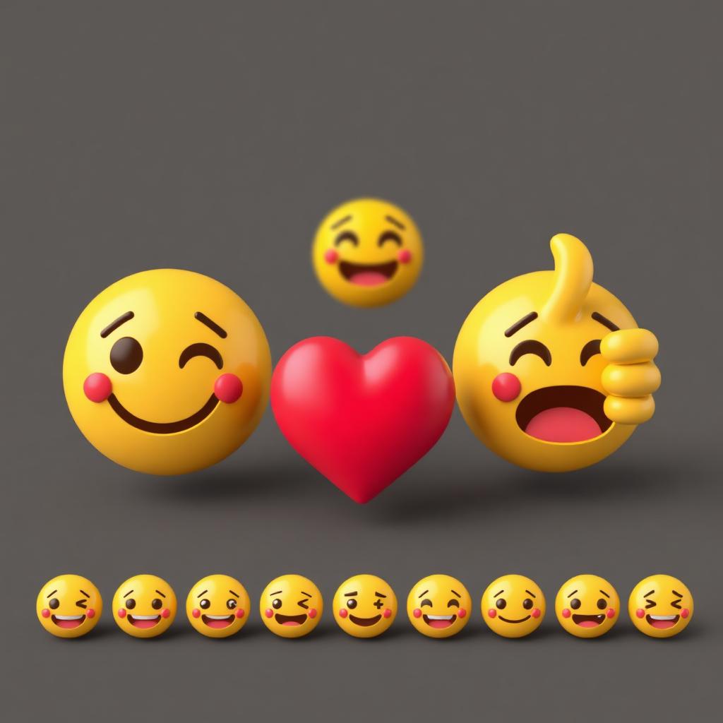 3D Emoji Reaction Pack