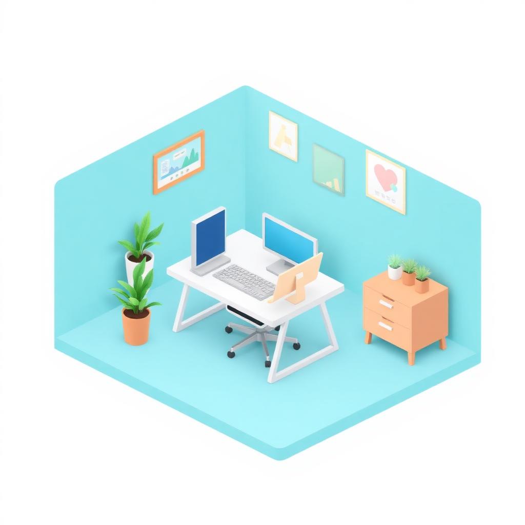 Isometric Office Icons