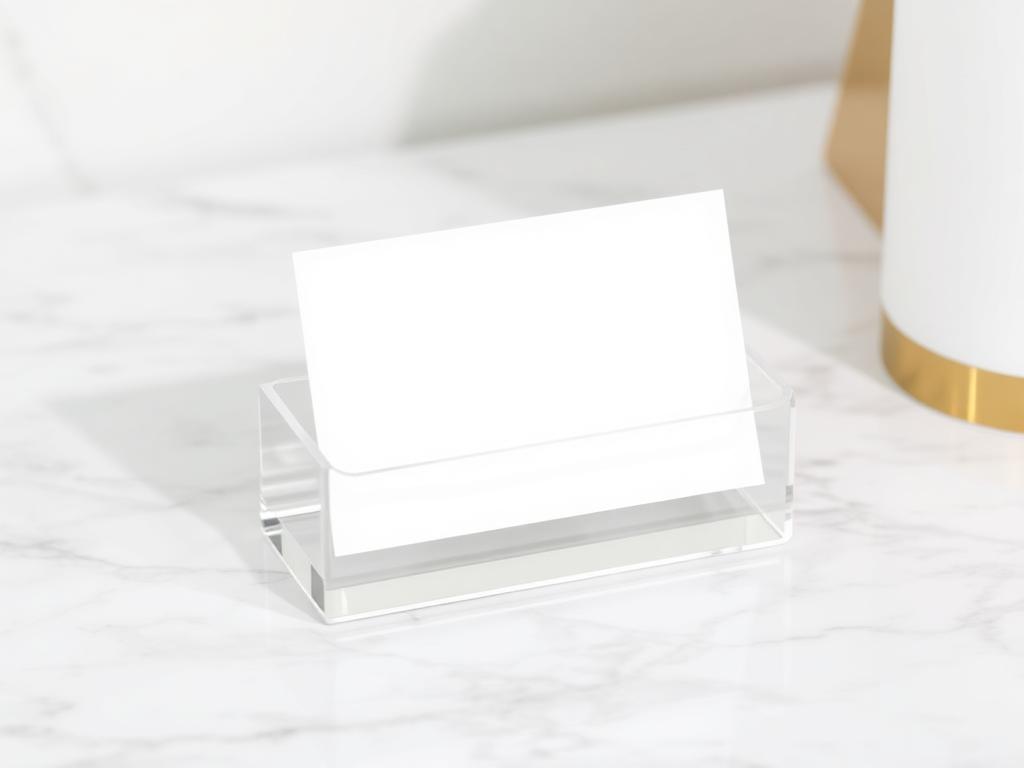 Acrylic Business Card Holder