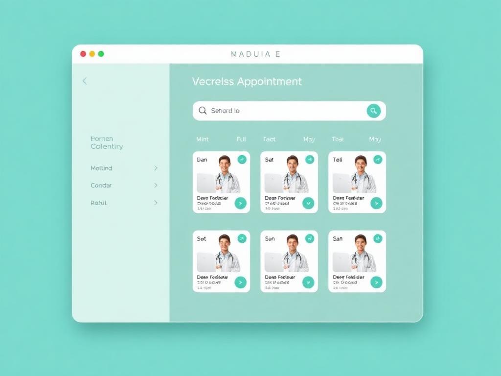 Medix Clinic Booking UI