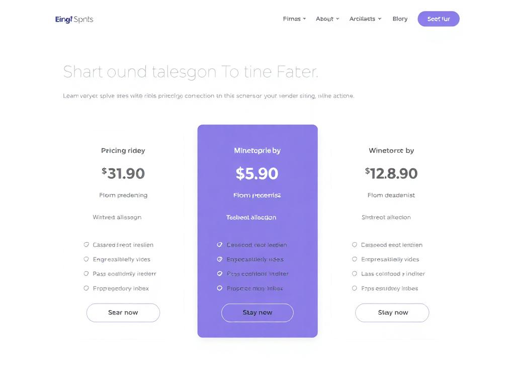 Tierly SaaS Pricing Pages