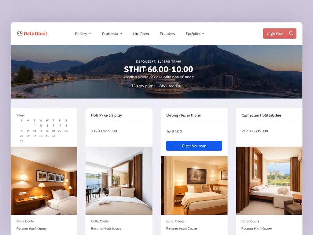 Wander Hotel Booking UI