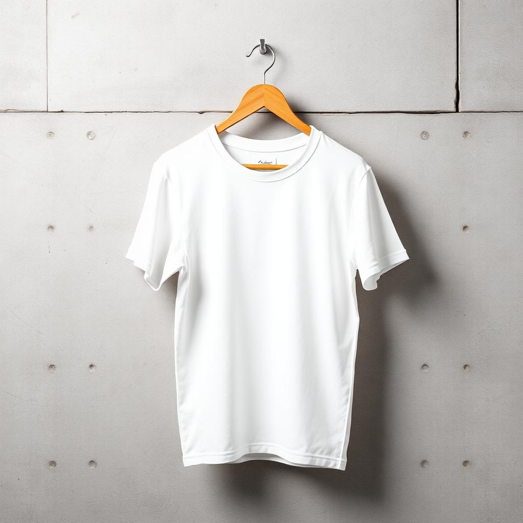 Hanging T-Shirt Apparel Mockup
