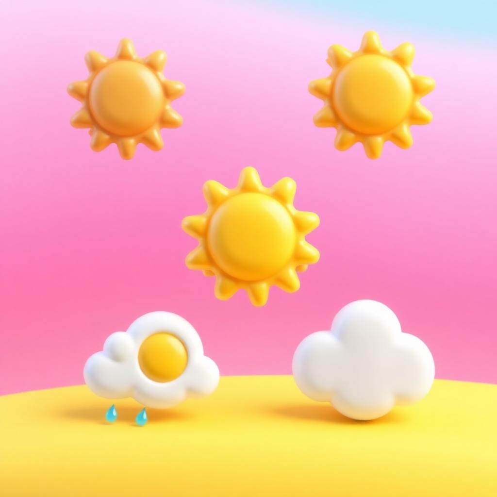 Cloud 3D Weather Icons