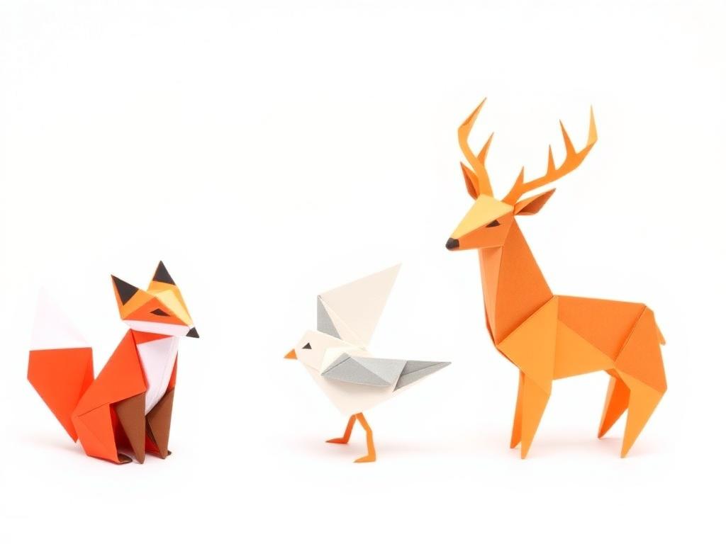 Origami Geometric Animals
