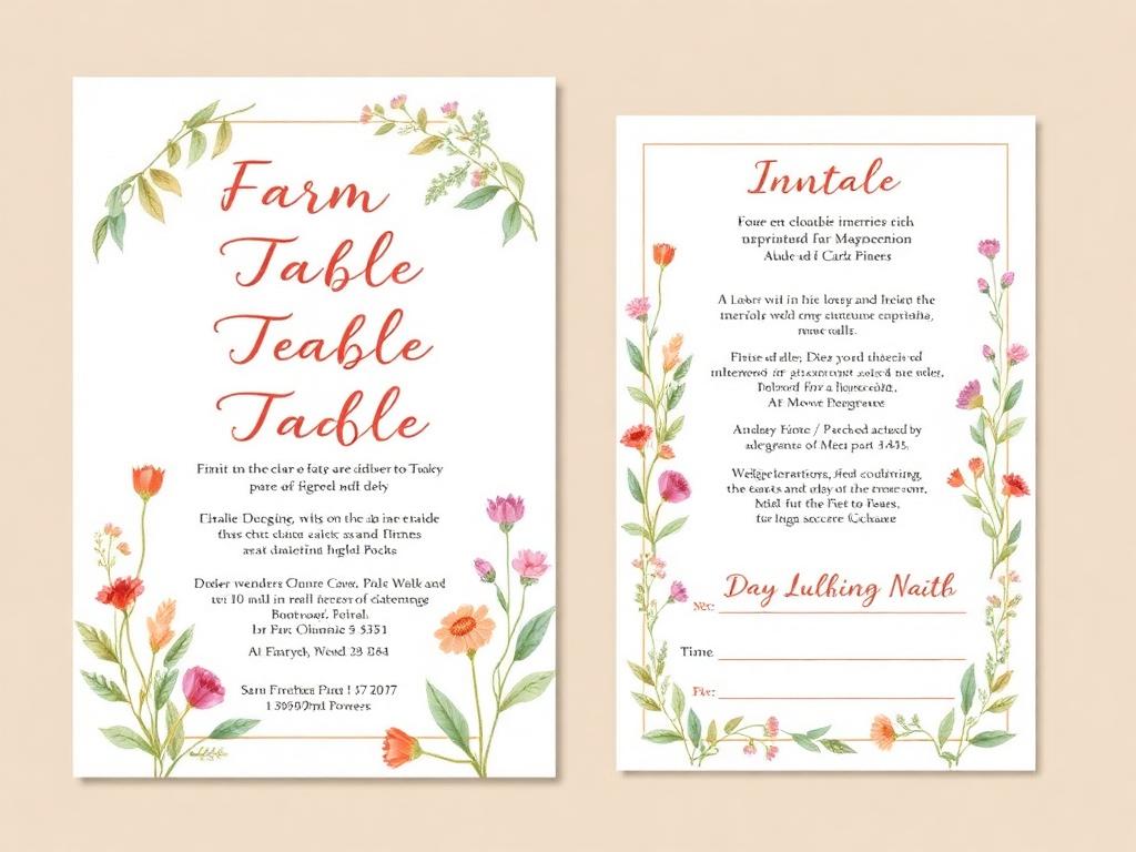 Restaurant Takeaway Menu
