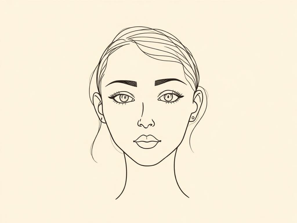 Minimal Line Face Portraits