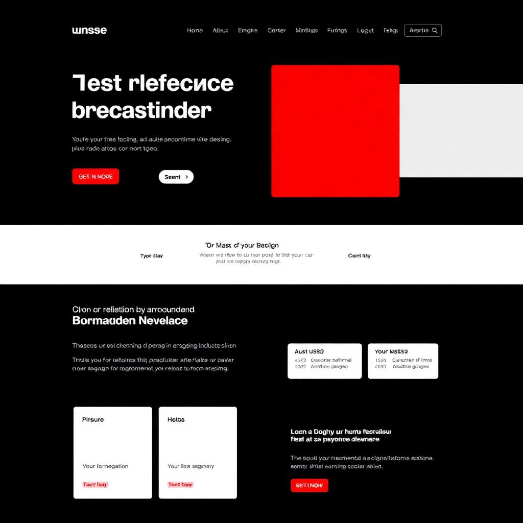 Studio Agency One-Pager