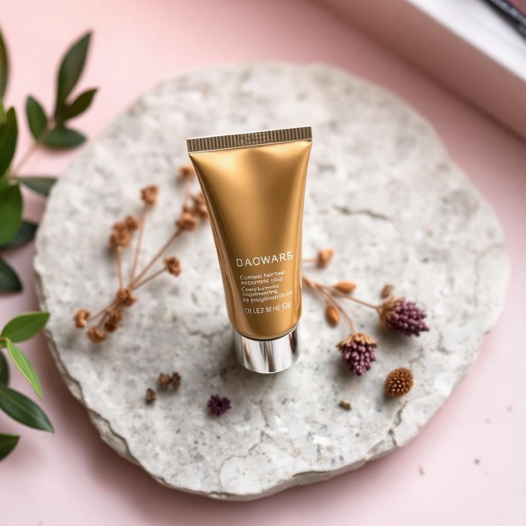 Cosmetic Tube Packaging Scene